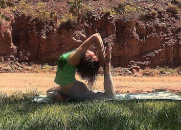 Pigeon Pose Sacral Chakra by Brit Labonte for TryBelle Magazine