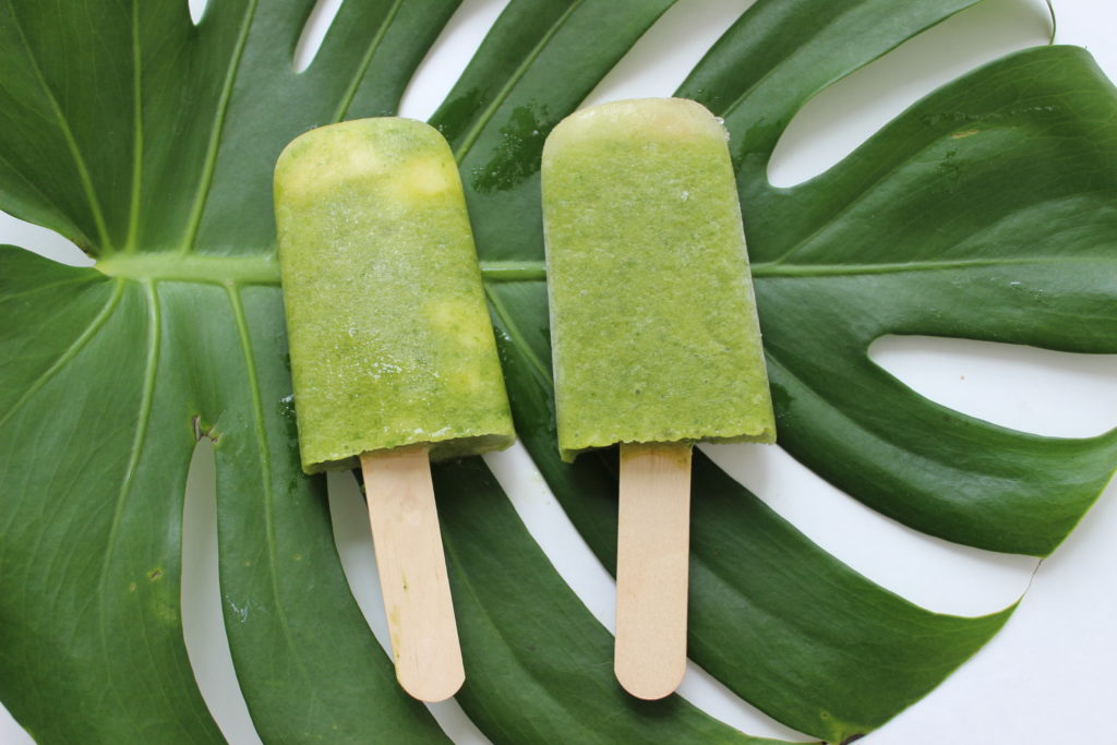 Green Goddess ice pop recipe